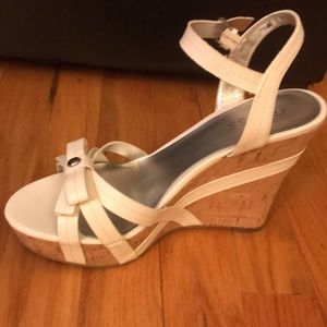 Guess Wedge Sandals white